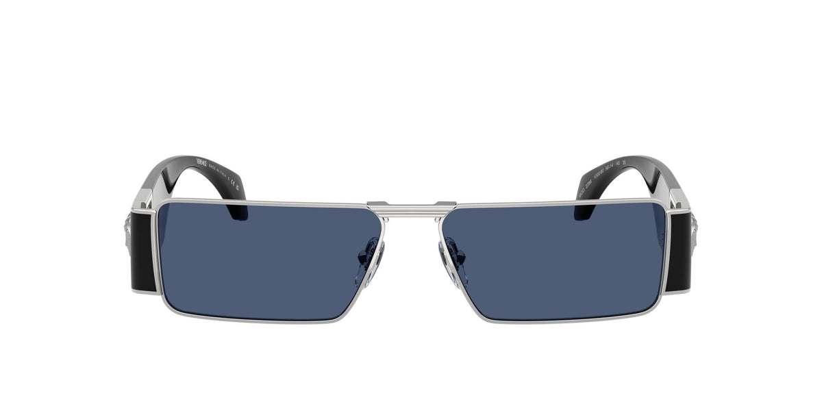 Versace 0VE2286 100080 57 Silver/ Dark Blue