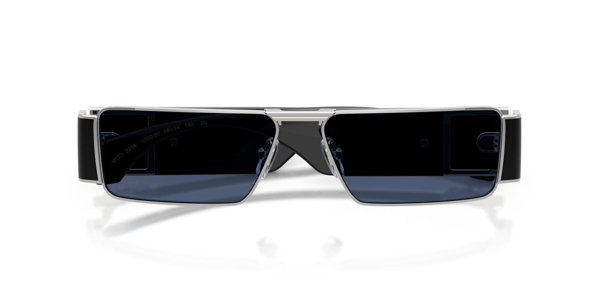 Versace 0VE2286 100080 57 Silver/ Dark Blue