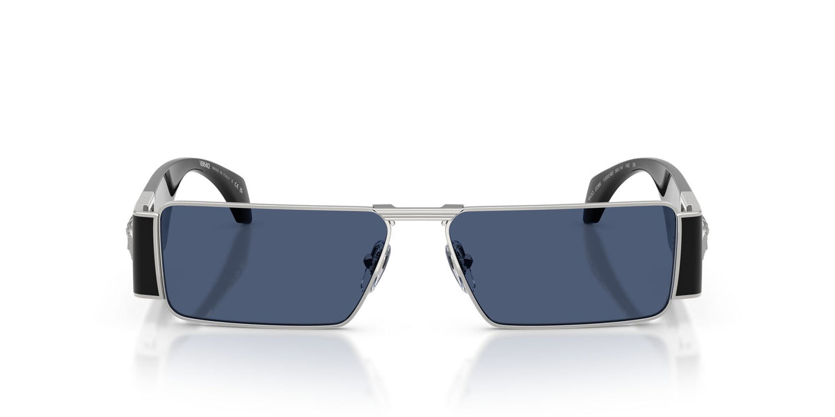 Versace 0VE2286 100080 57 Silver/ Dark Blue