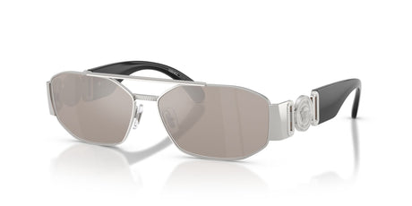 Versace 0VE2287 1000AP 58 Silver/ Clear Mirror Real Platinum