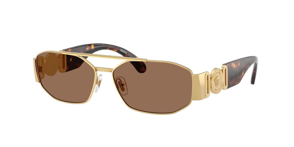 Versace 0VE2287 100273 58 Gold/ Dark Brown