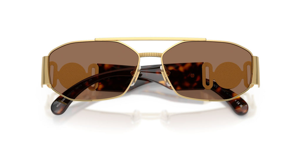 Versace 0VE2287 100273 58 Gold/ Dark Brown