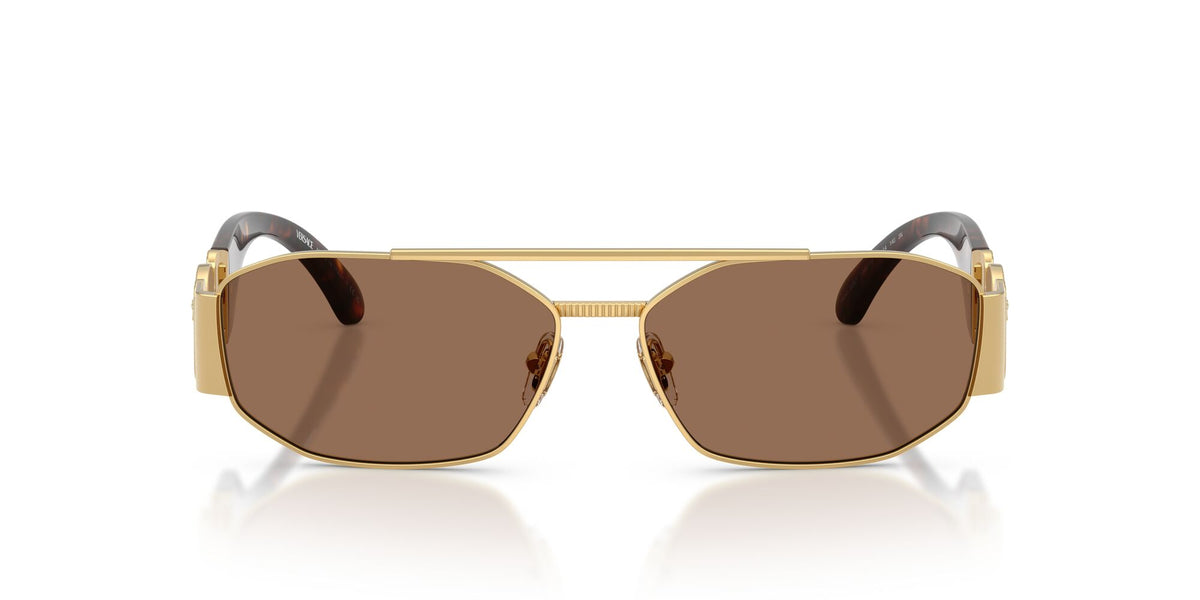 Versace 0VE2287 100273 58 Gold/ Dark Brown