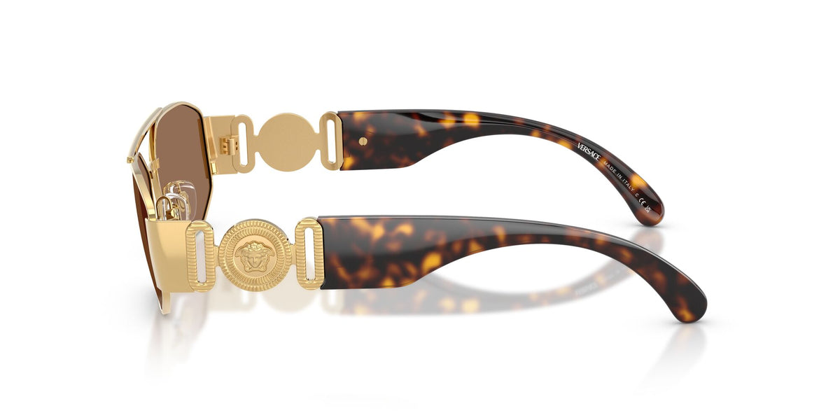 Versace 0VE2287 100273 58 Gold/ Dark Brown