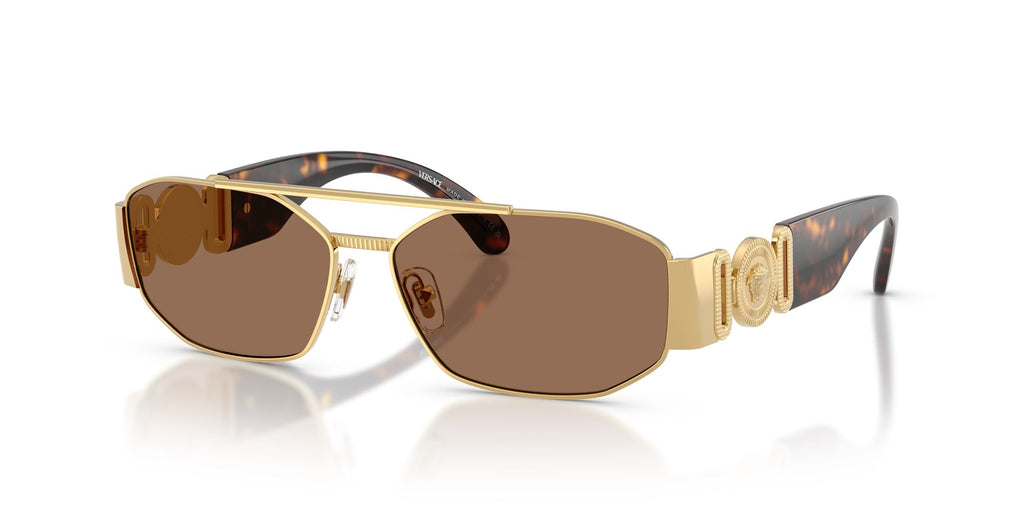 Versace 0VE2287 100273 58 Gold/ Dark Brown