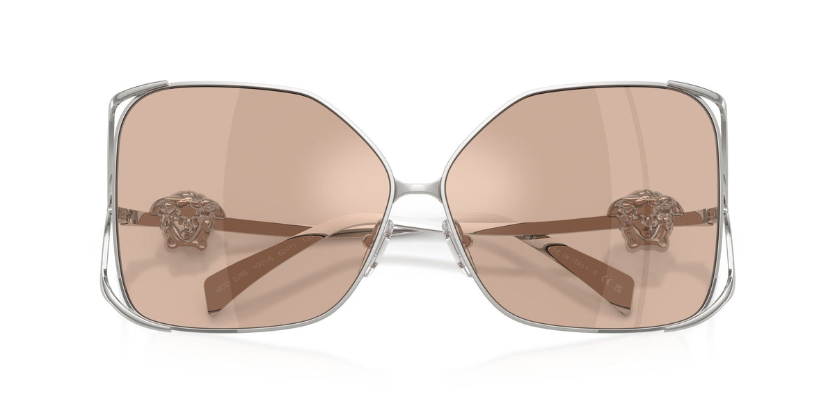 Versace 0VE2288 1001/5 62 Silver/ Light Pink Mirror Silver
