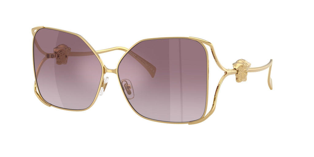 Versace 0VE2288 10026X 62 Gold/ Gradient Violet Mirror Silver