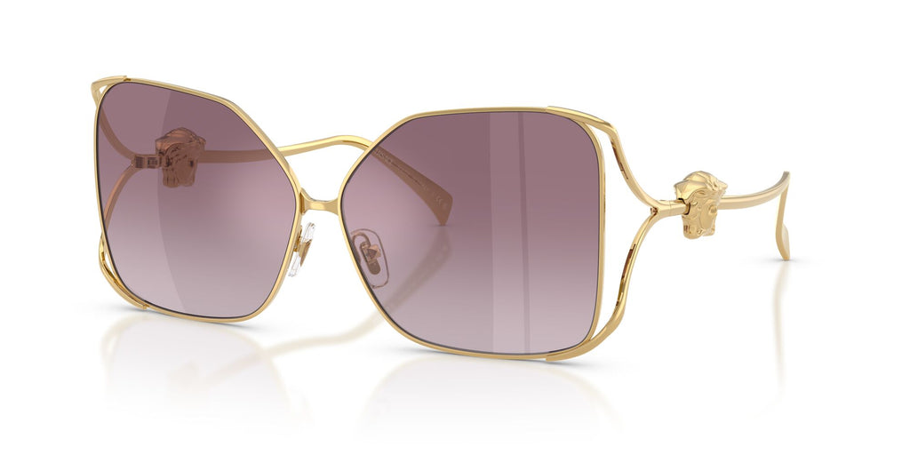 Versace 0VE2288 10026X 62 Gold/ Gradient Violet Mirror Silver