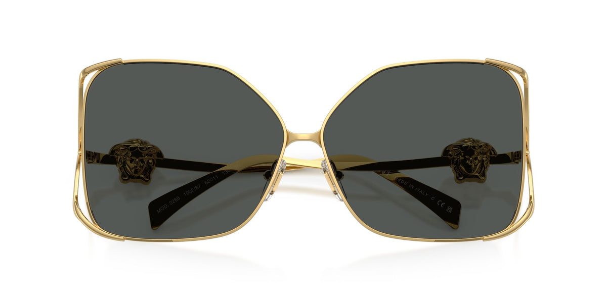 Versace 0VE2288 100287 62 Gold/ Dark Grey