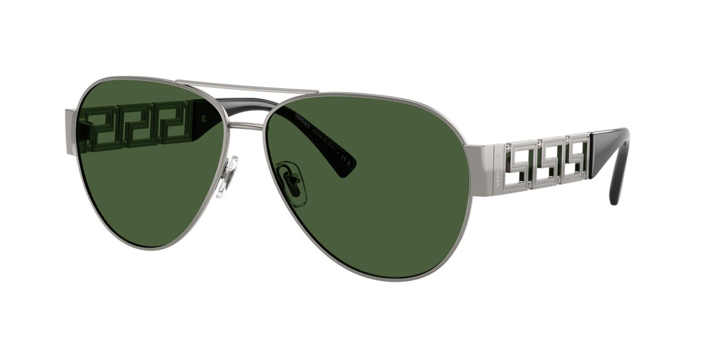 Versace 0VE2289 100071 61 Gunmetal/ Dark Green