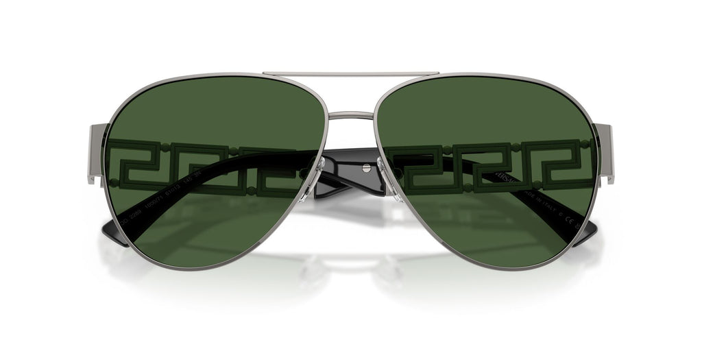 Versace 0VE2289 100071 61 Gunmetal/ Dark Green