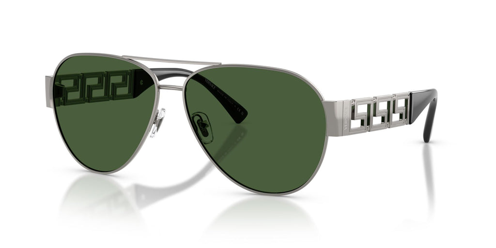 Versace 0VE2289 100071 61 Gunmetal/ Dark Green