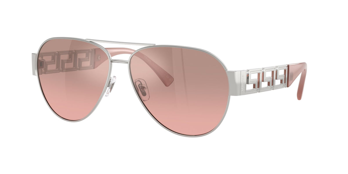 Versace 0VE2289 10017E 61 Silver/ Pink Mirror Silver Gradient