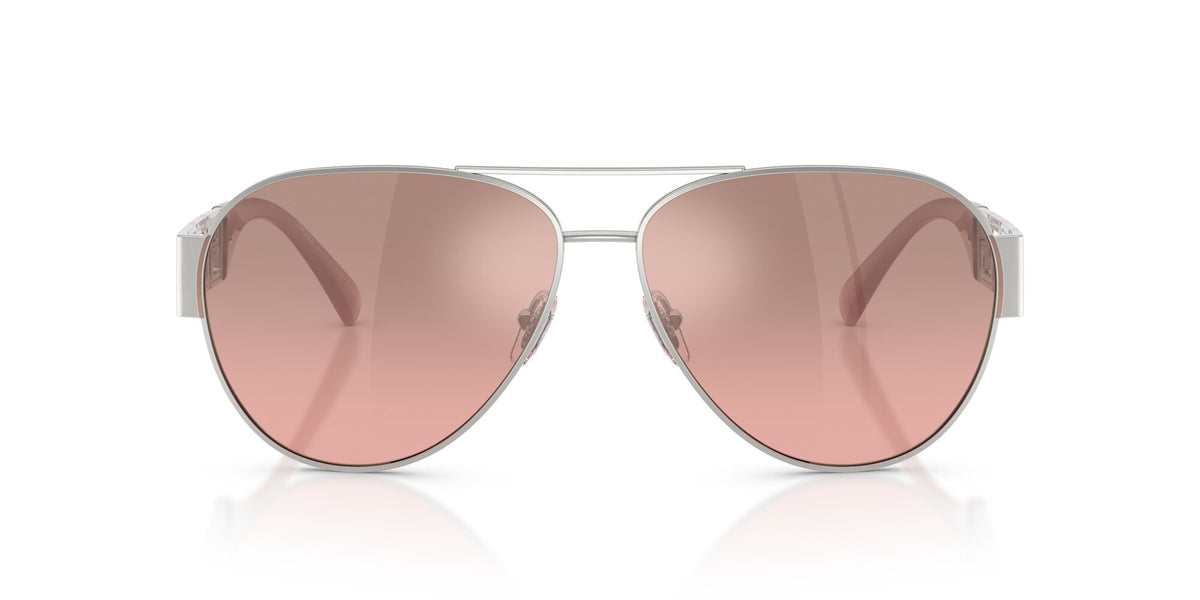Versace 0VE2289 10017E 61 Silver/ Pink Mirror Silver Gradient