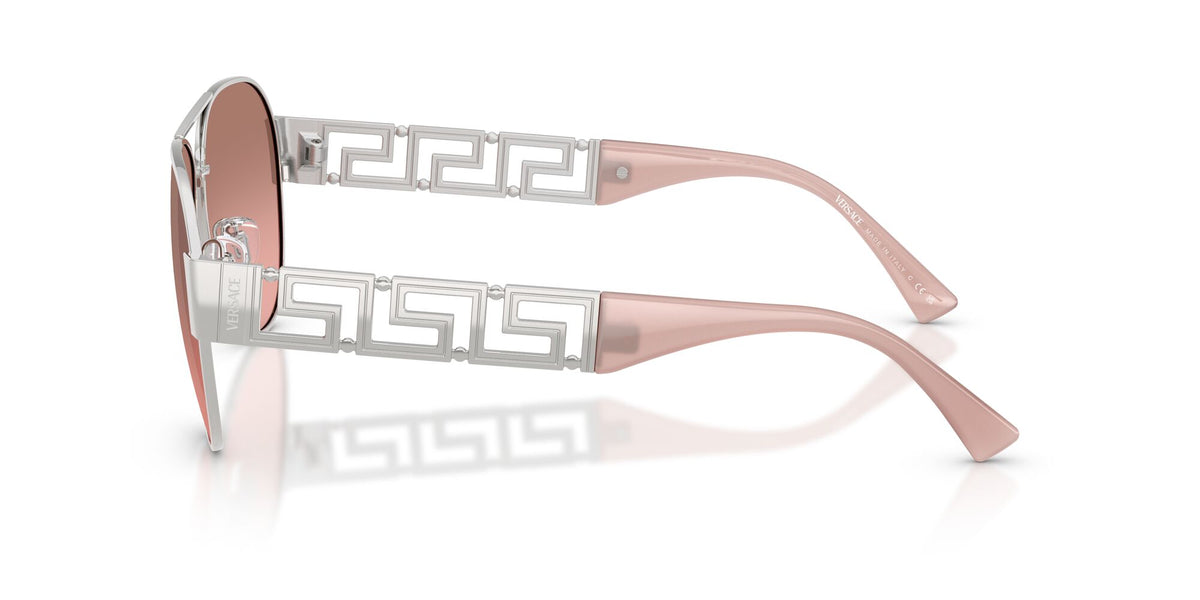 Versace 0VE2289 10017E 61 Silver/ Pink Mirror Silver Gradient
