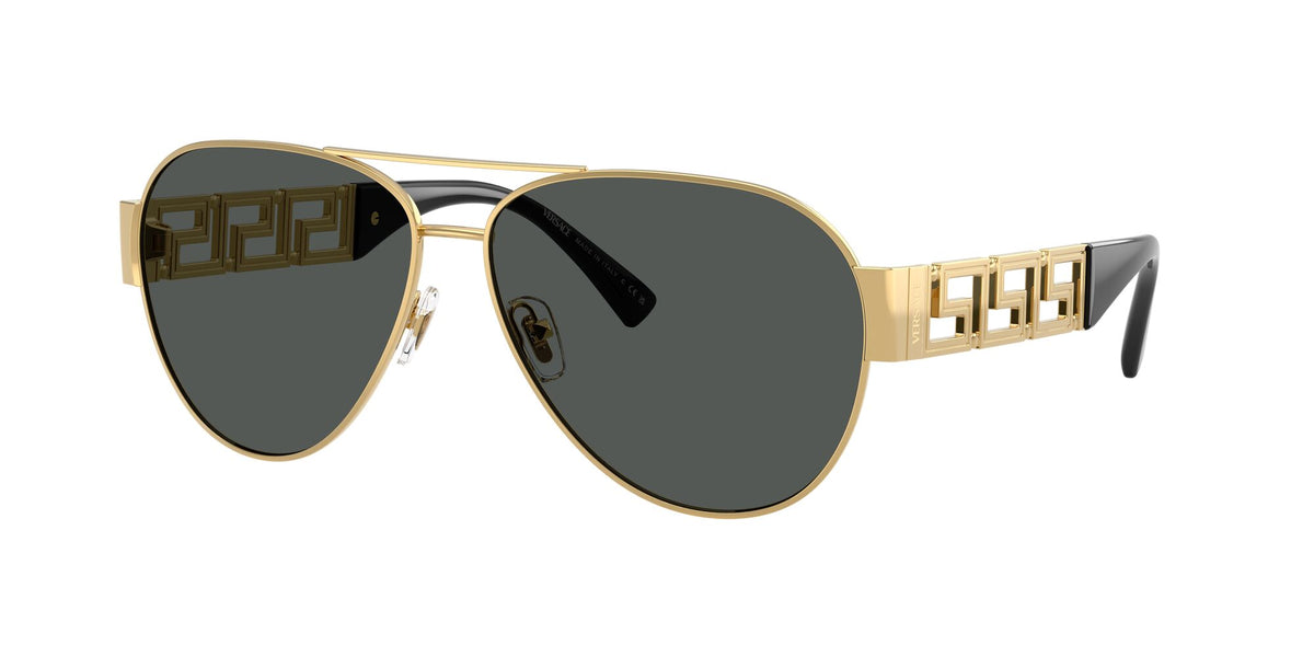 Versace 0VE2289 100287 61 Gold/ Dark Grey
