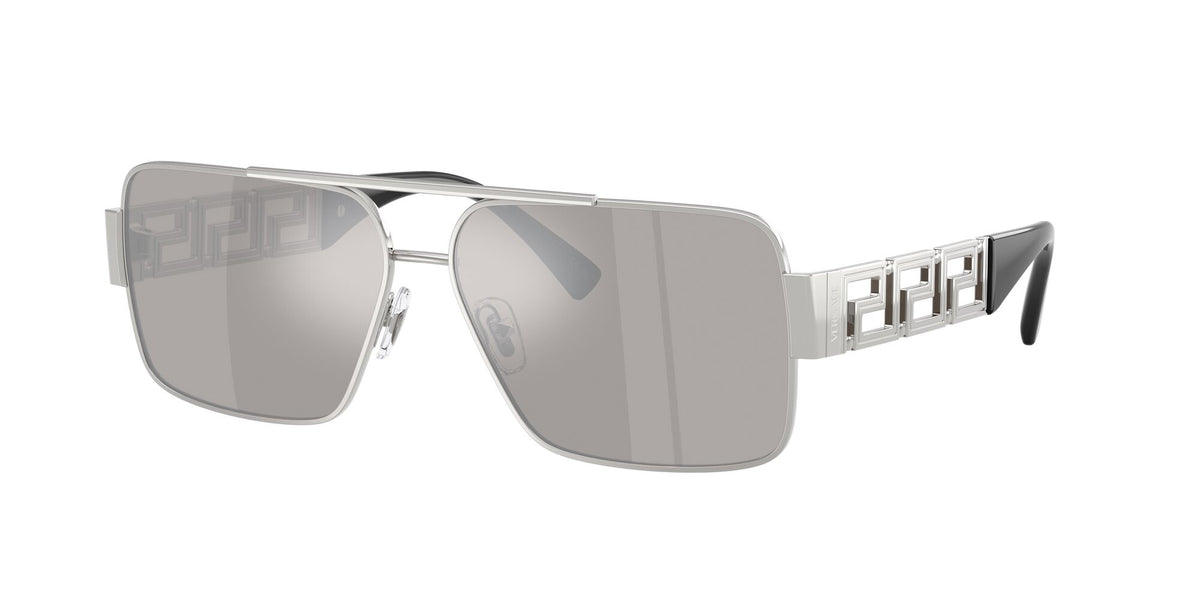 Versace 0VE2290 10016G 61 Silver/ Light Grey Mirror Silver 80
