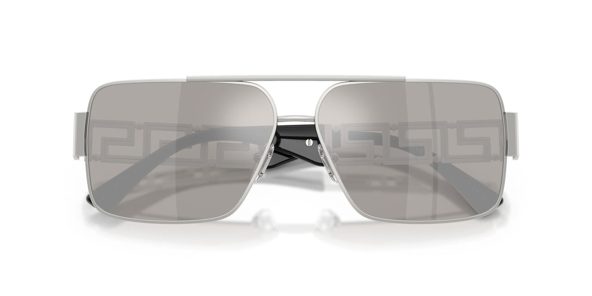 Versace 0VE2290 10016G 61 Silver/ Light Grey Mirror Silver 80
