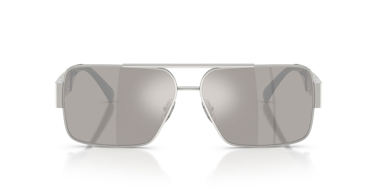 Versace 0VE2290 10016G 61 Silver/ Light Grey Mirror Silver 80