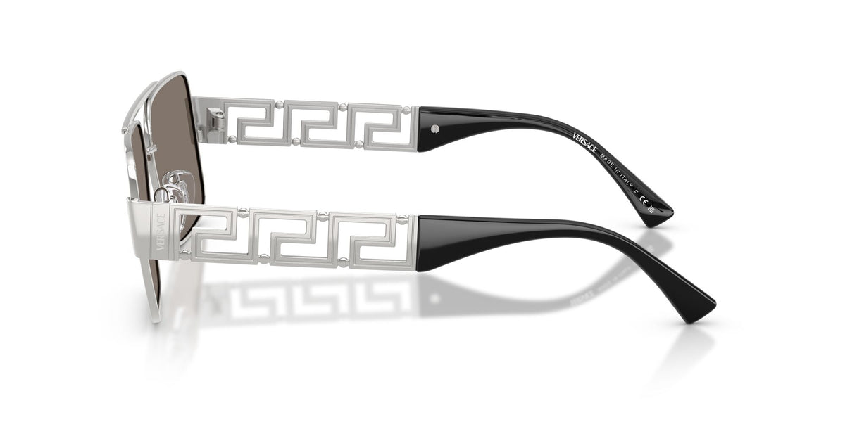 Versace 0VE2290 10016G 61 Silver/ Light Grey Mirror Silver 80