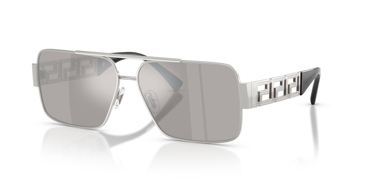 Versace 0VE2290 10016G 61 Silver/ Light Grey Mirror Silver 80