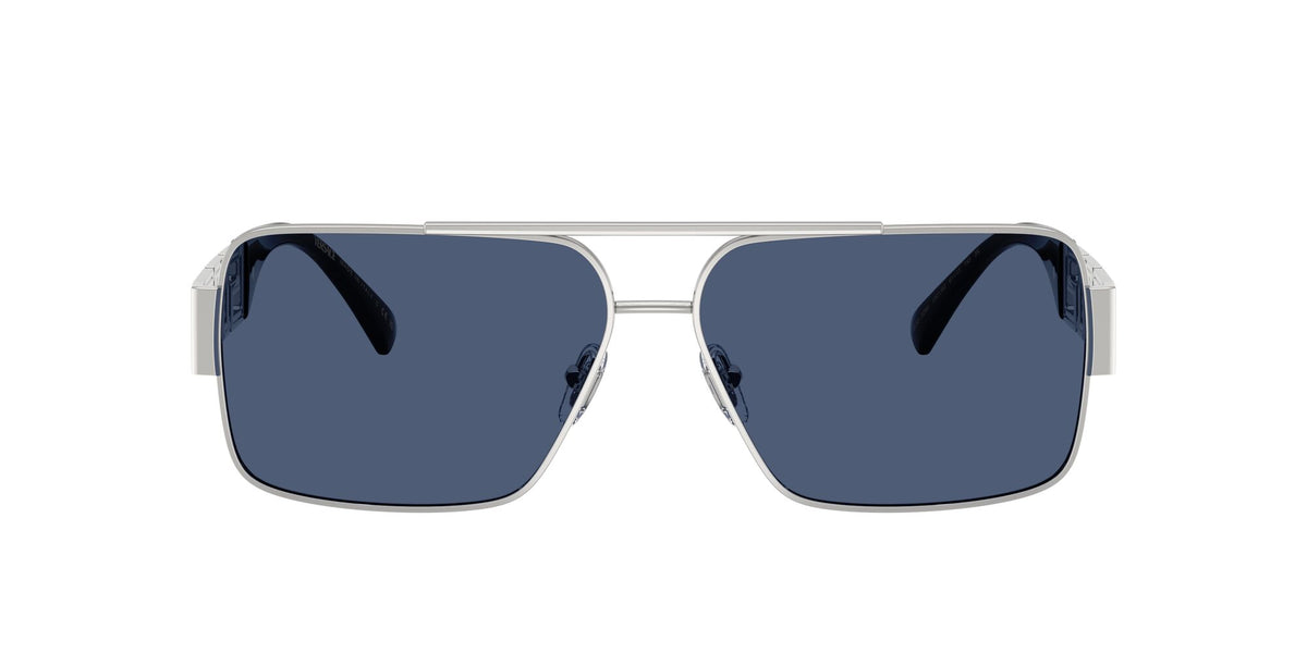 Versace 0VE2290 100180 61 Silver/ Dark Blue