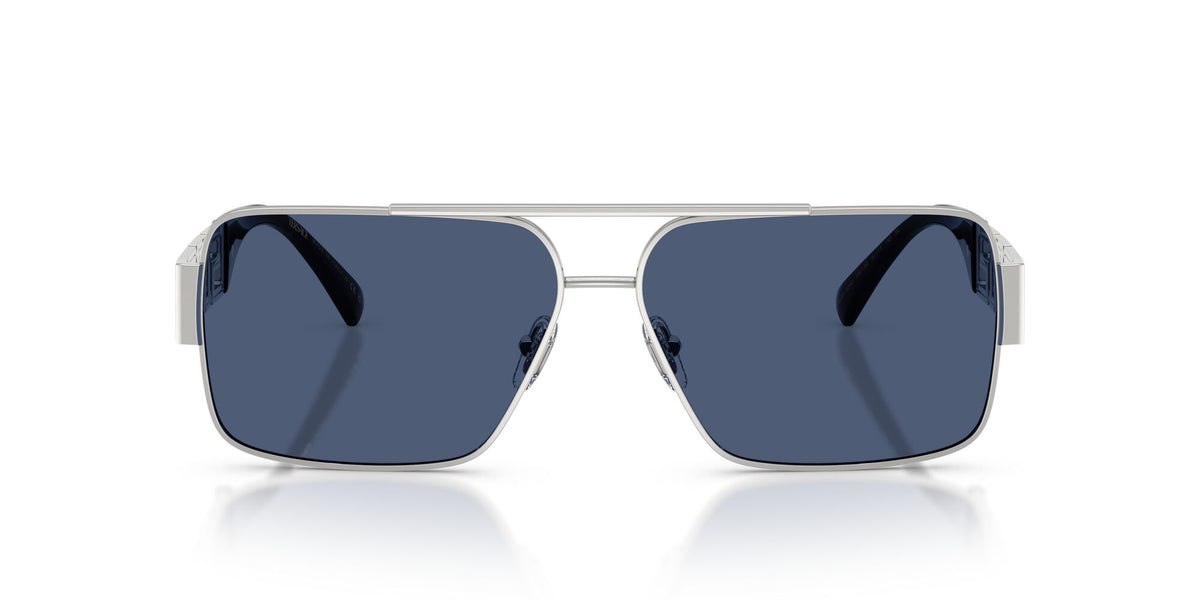 Versace 0VE2290 100180 61 Silver/ Dark Blue