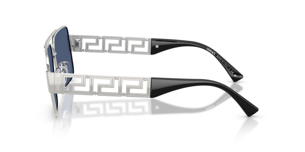 Versace 0VE2290 100180 61 Silver/ Dark Blue