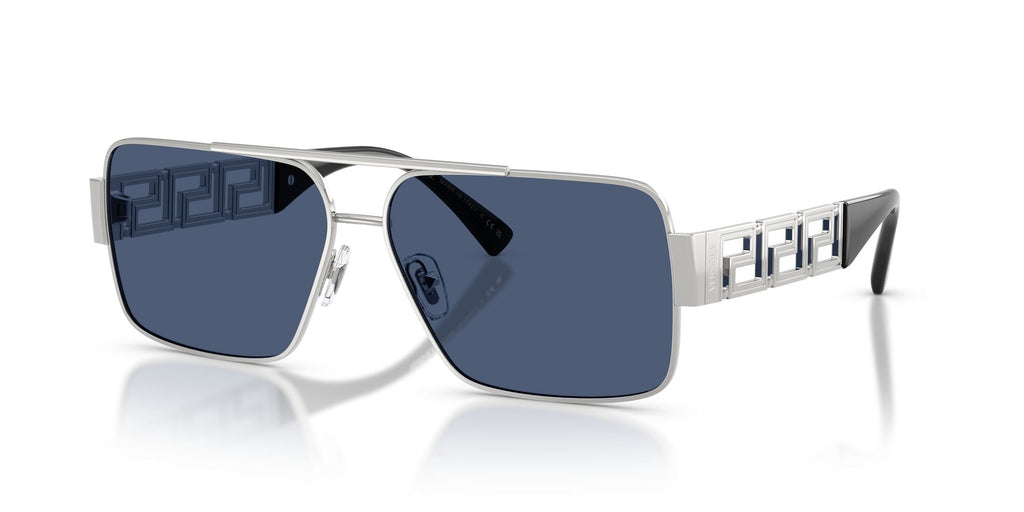 Versace 0VE2290 100180 61 Silver/ Dark Blue