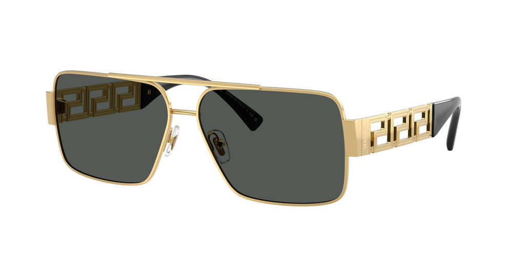Versace 0VE2290 100287 61 Gold/ Dark Grey