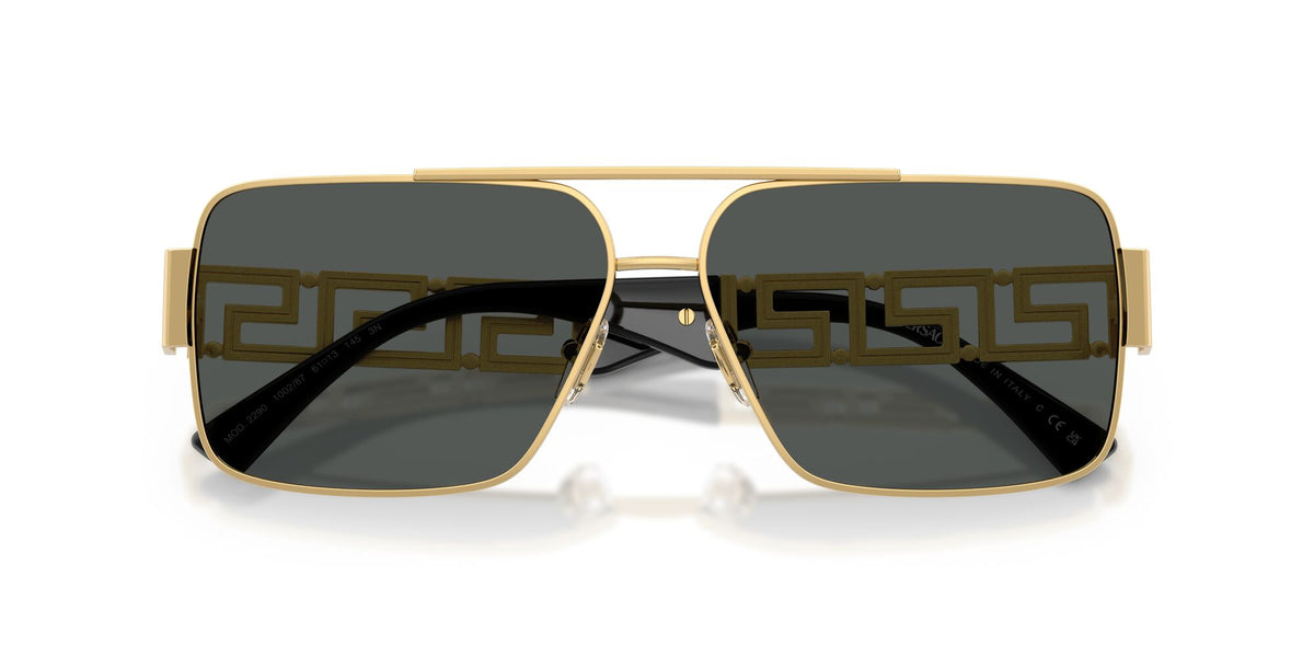 Versace 0VE2290 100287 61 Gold/ Dark Grey