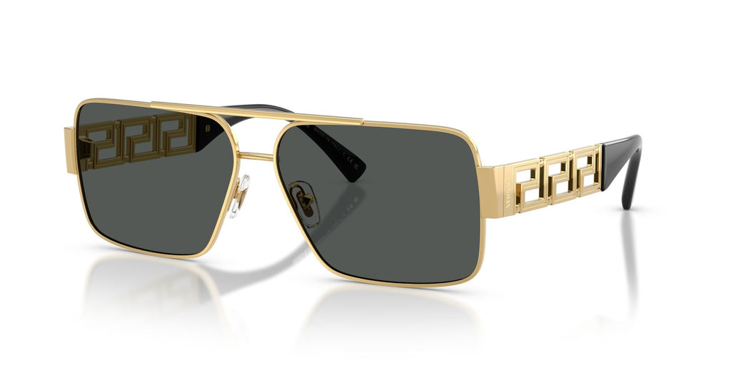 Versace 0VE2290 100287 61 Gold/ Dark Grey