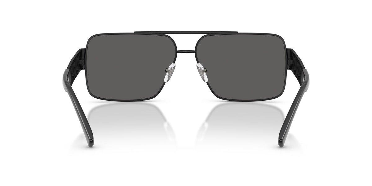 Versace 0VE2290 12616G 61 Matte Black/ Dark Grey Mirror Silver