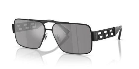 Versace 0VE2290 12616G 61 Matte Black/ Dark Grey Mirror Silver