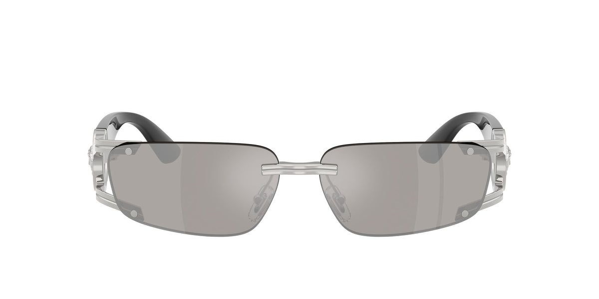 Versace 0VE2291 10016G 59 Silver/ Light Grey Mirror Silver