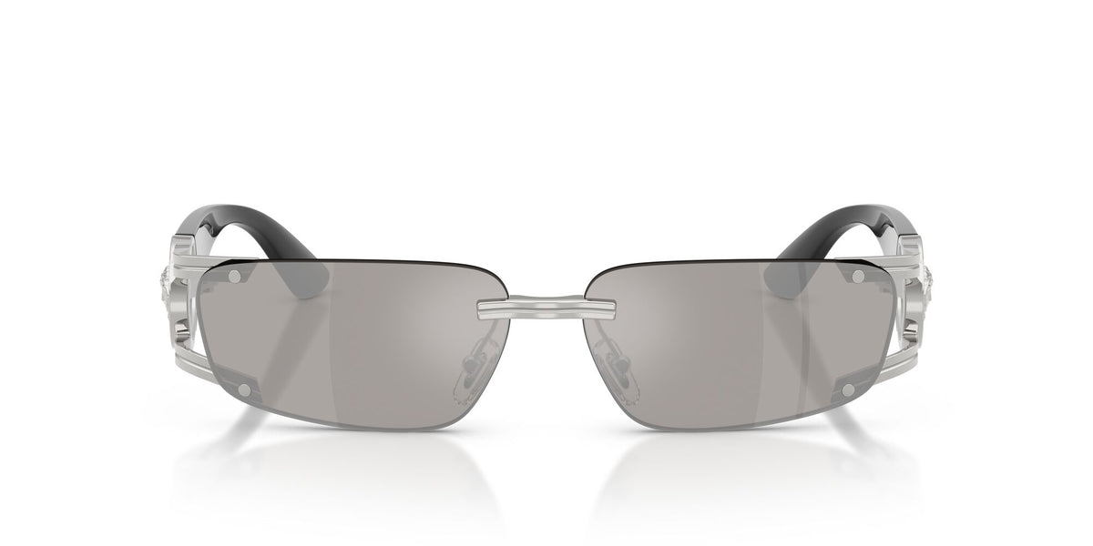 Versace 0VE2291 10016G 59 Silver/ Light Grey Mirror Silver