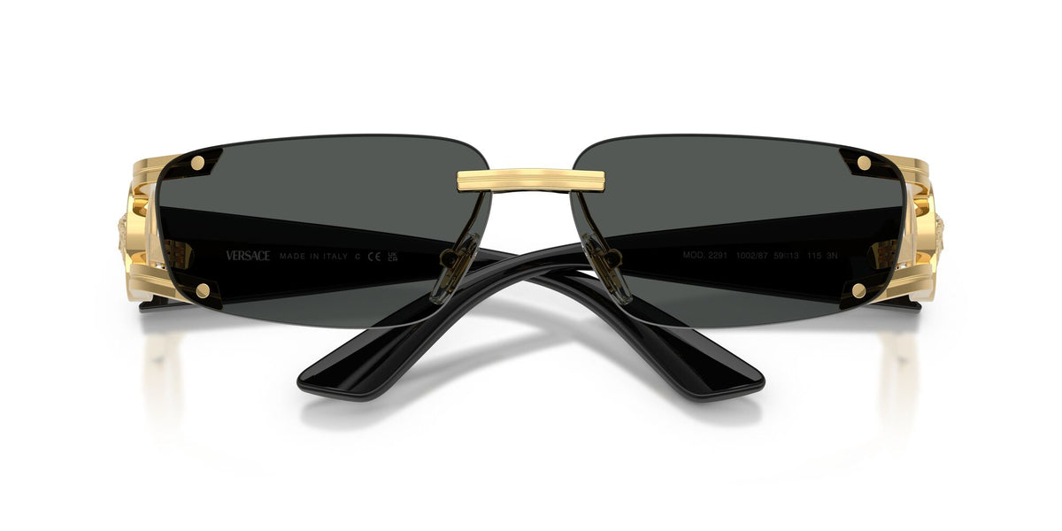 Versace 0VE2291 100287 59 Gold/ Dark Grey
