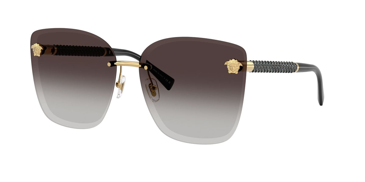 Versace 0VE2292B 10028G 64 Gold/ Grey Gradient