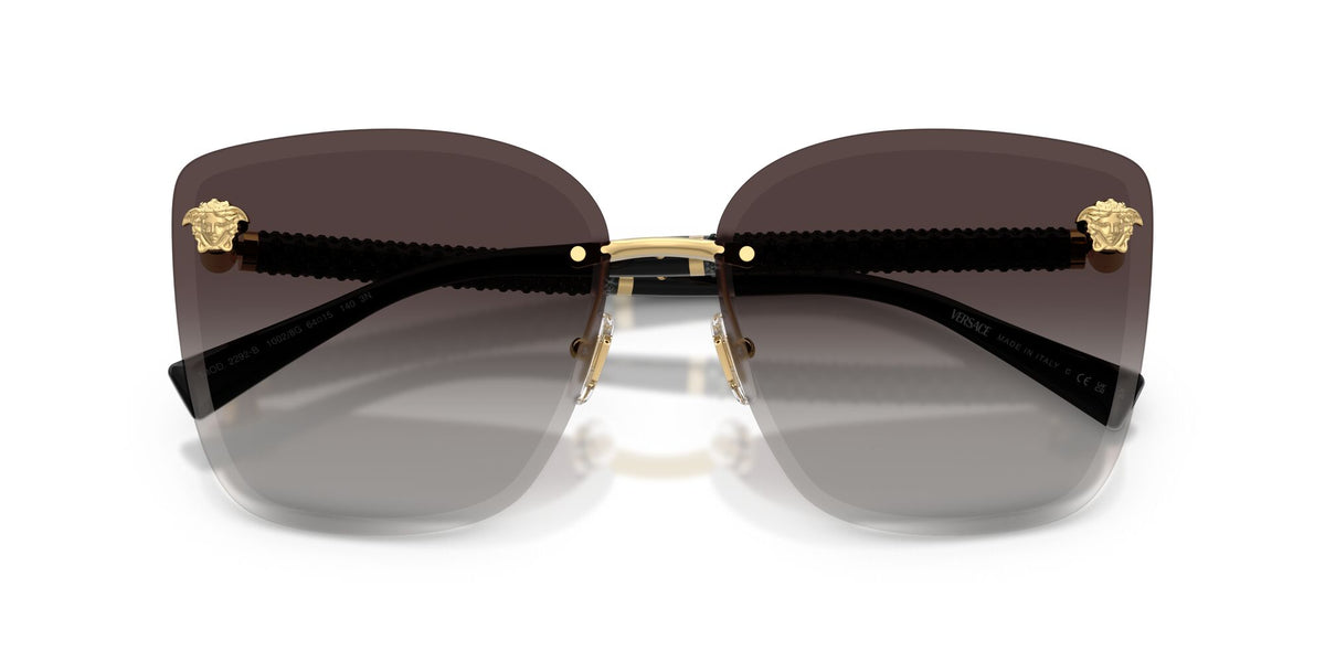 Versace 0VE2292B 10028G 64 Gold/ Grey Gradient