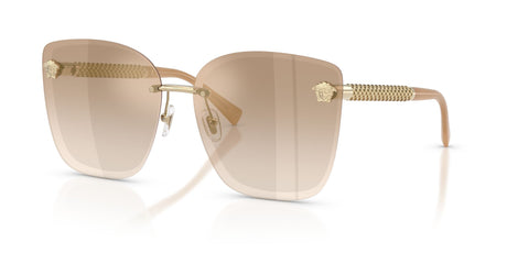 Versace 0VE2292B 12625A 64 Pale Gold/ Light Brown Dark Brown Gradient