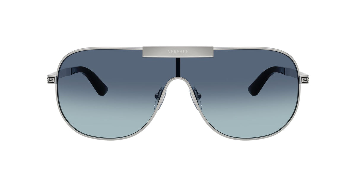 Versace 0VE229310001940 Silver/ Light Blue Gradient Dark Blue