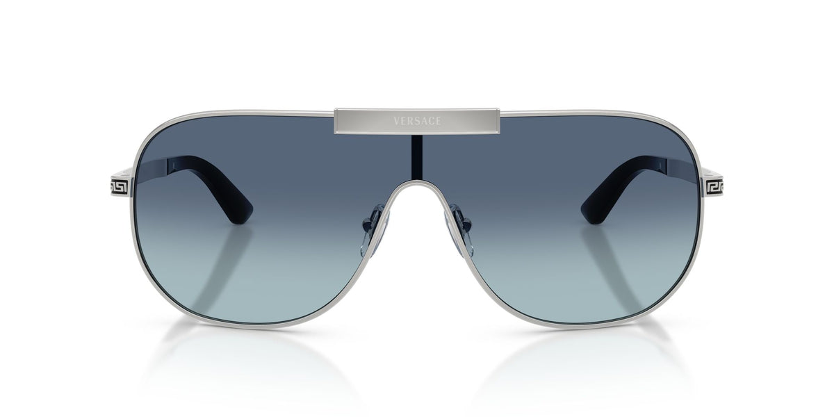 Versace 0VE229310001940 Silver/ Light Blue Gradient Dark Blue
