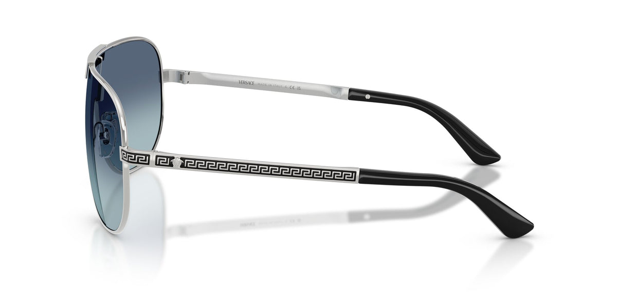 Versace 0VE229310001940 Silver/ Light Blue Gradient Dark Blue