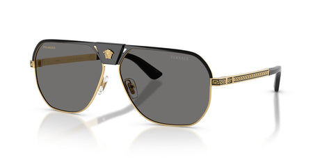 Versace 0VE229410028161 Black/ Dark Grey Polarized