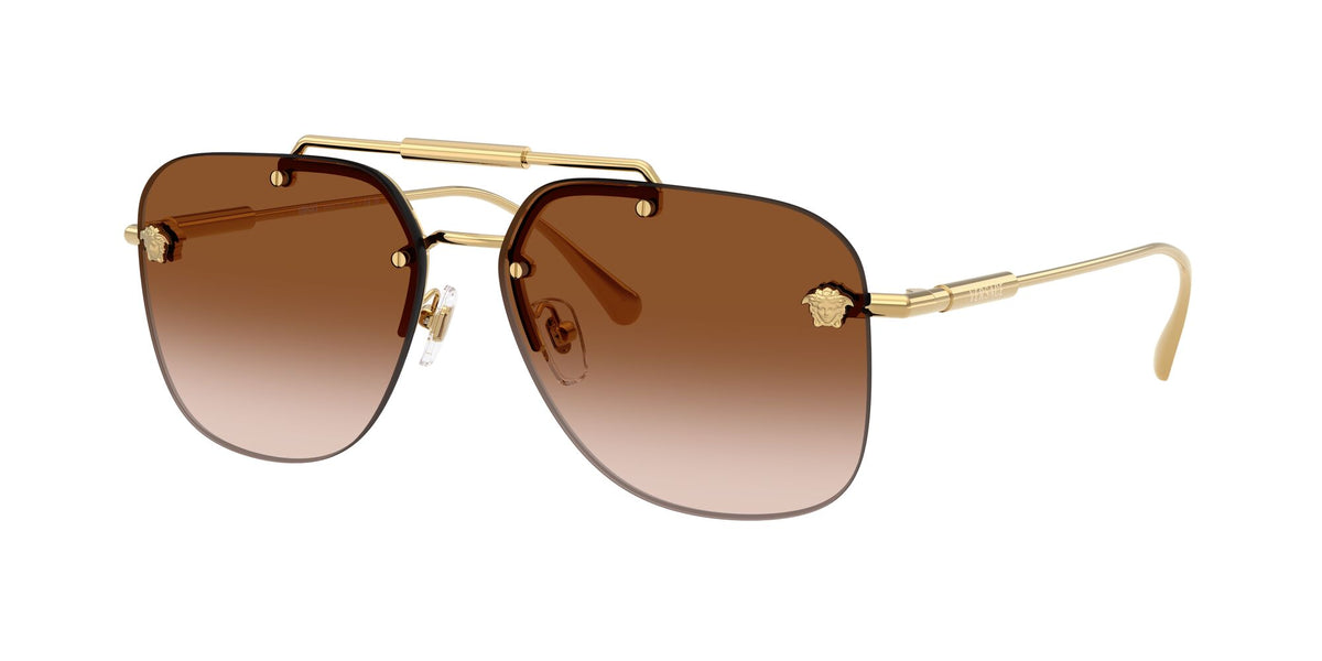 Versace 0VE229610021360 Gold/ Brown Gradient
