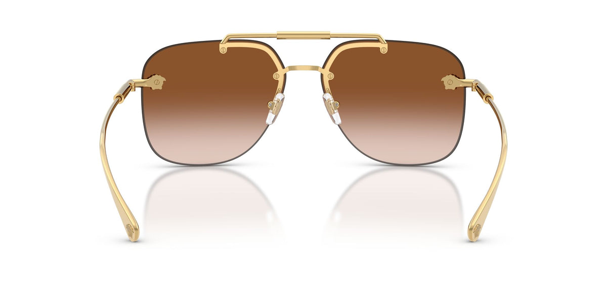 Versace 0VE229610021360 Gold/ Brown Gradient