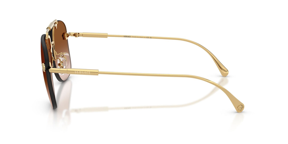 Versace 0VE229610021360 Gold/ Brown Gradient