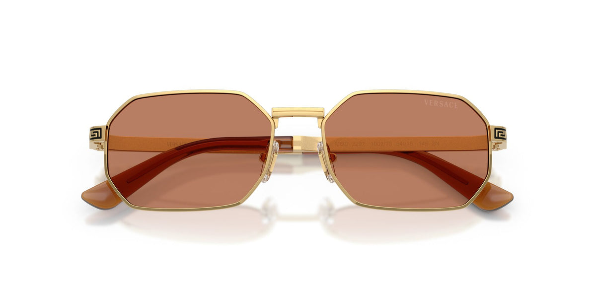 Versace 0VE229710027354 Gold/ Brown