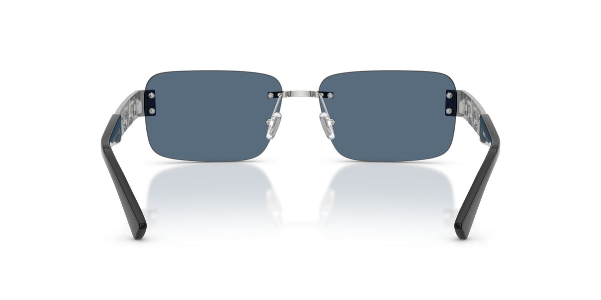Versace 0VE2298 100180 58 Silver/ Dark Blue