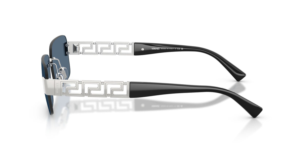 Versace 0VE2298 100180 58 Silver/ Dark Blue